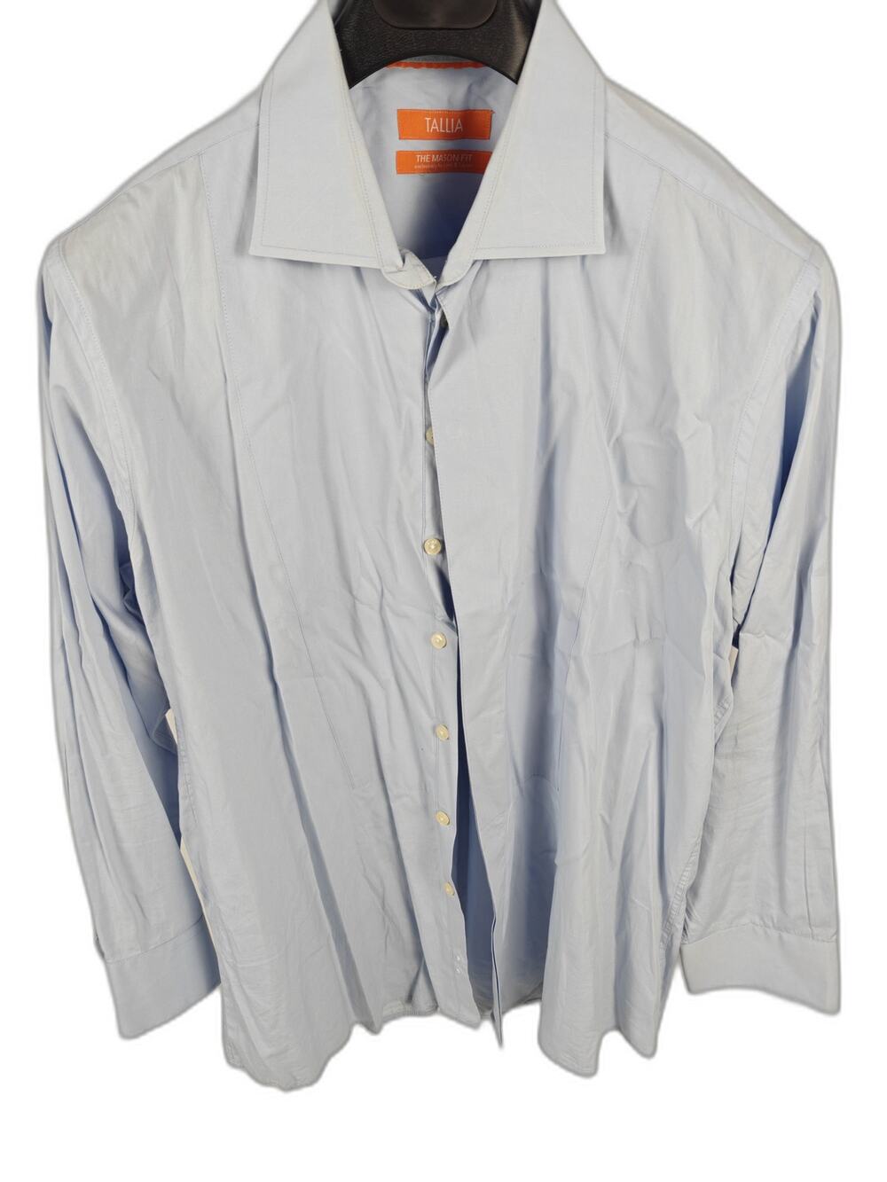 Men’s Tallia Mason Fit Dress Shirt Light Blue 17.5 34/35